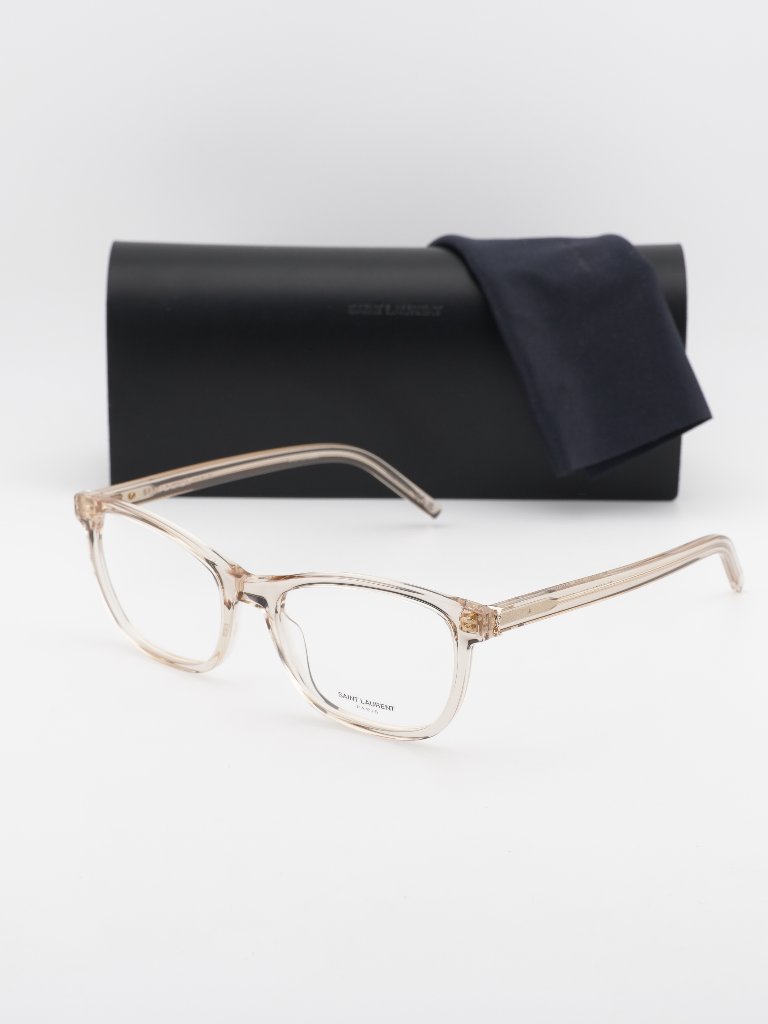 Saint Laurent Slm121 003 Cat Eye Eyeglasses - Nude 54mm
